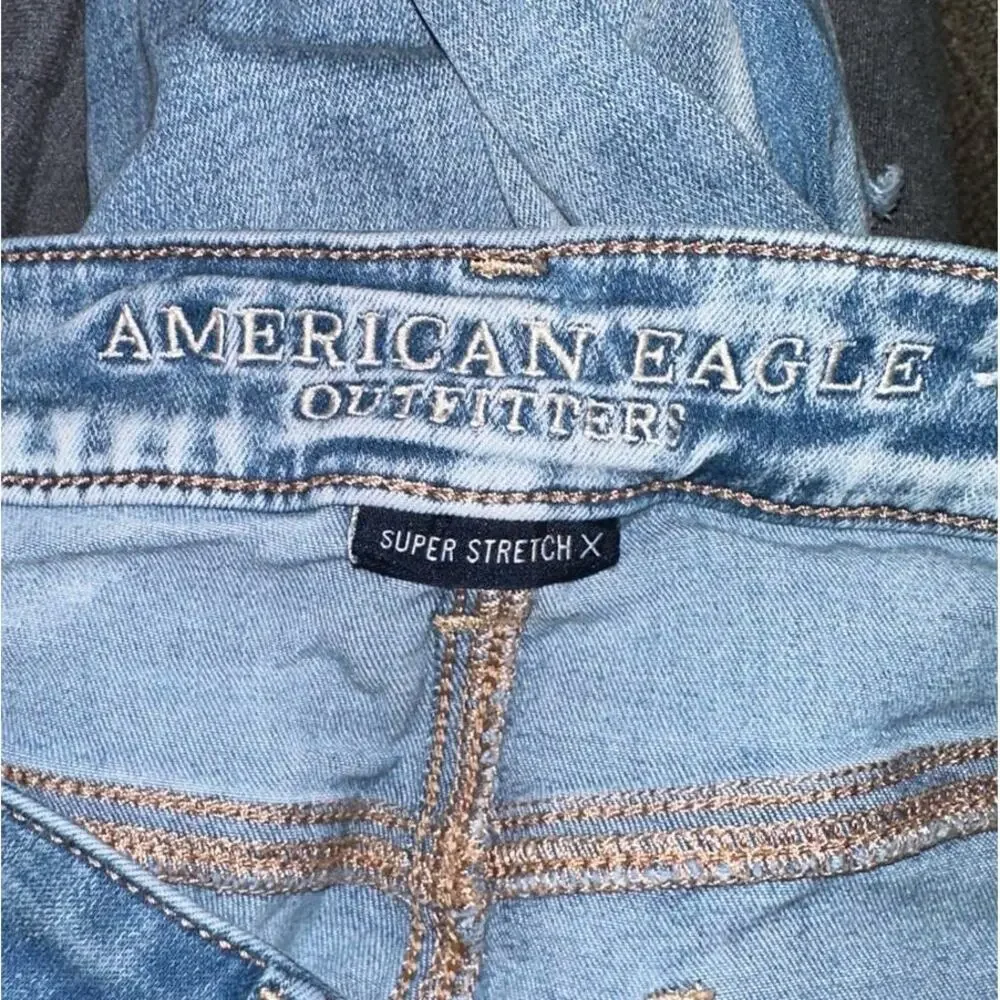 AEO Ripped & Thrashed Jegging Jeans Super Stretch X - Picture 8 of 10